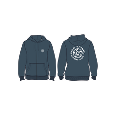 Tribale hoodie met rits